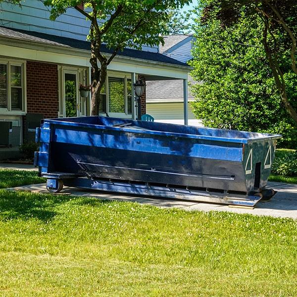 the cost of renting a residential dumpster varies based on the size of the dumpster, rental period, and location